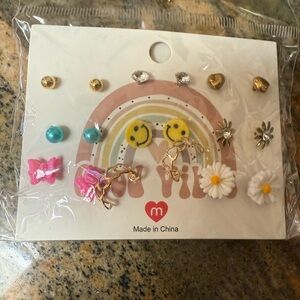 9 pair earrings
